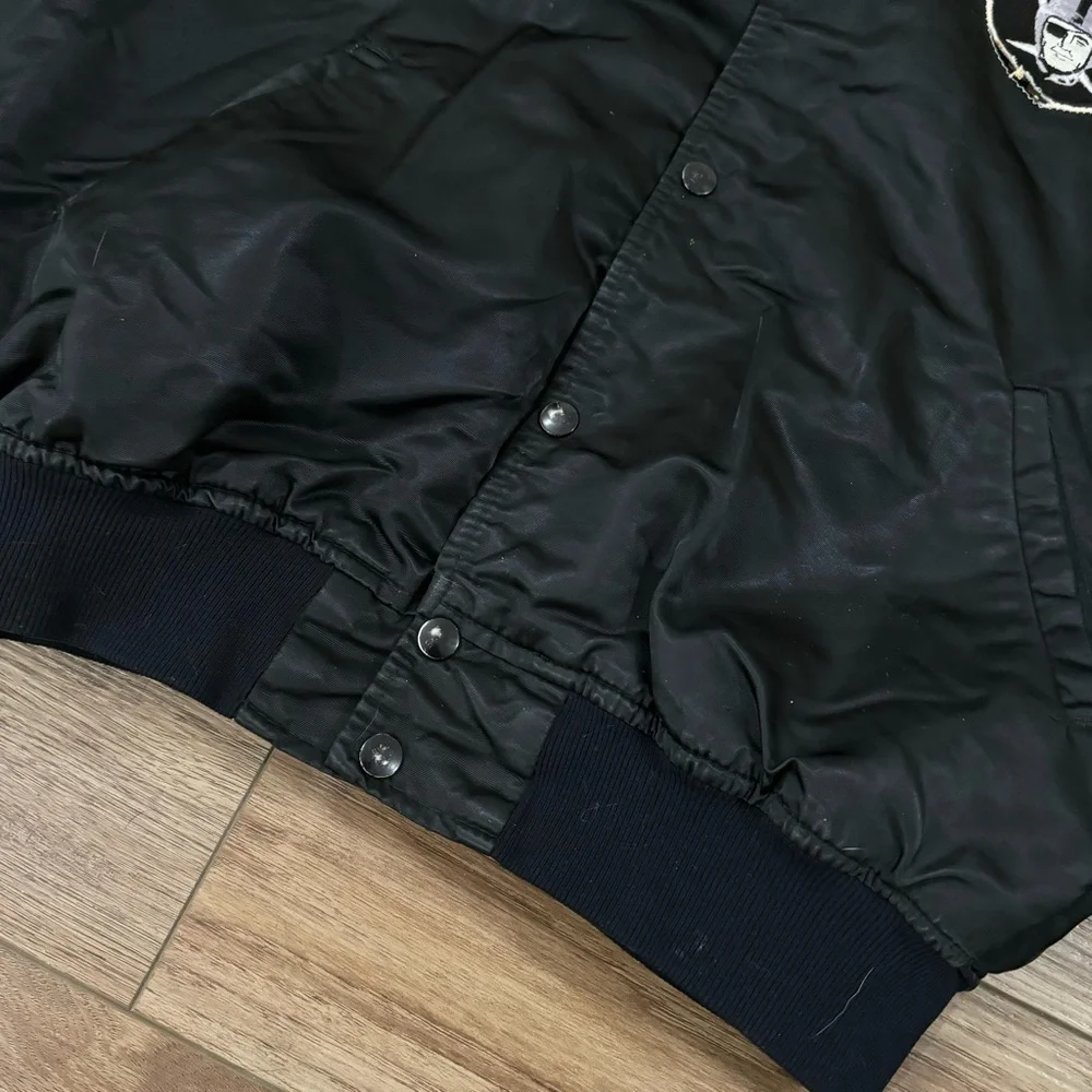 Vintage 80s Raiders Starter Bomber Jacket XL - Picture 2 of 15